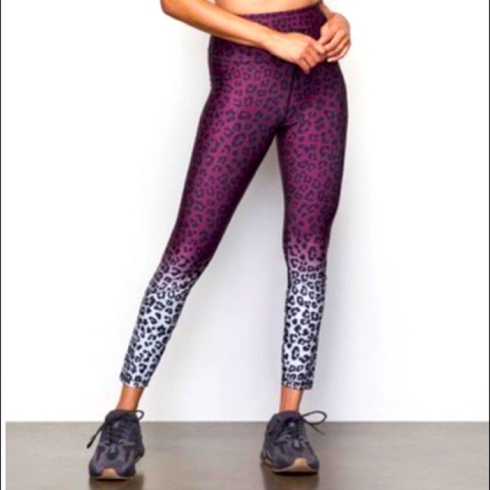 Good American Ombre Leopard Print Leggings